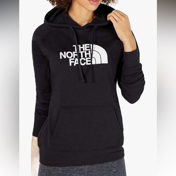 The North Face Half Dome Hoodie Logo Sweatshirt Black size Small - Picture 1 of 9